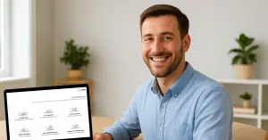 צילום מסך של מחשבון המשכנתא של Walty המציג שלבים בהתאמת סוג המשכנתא לפי פרופיל המשתמש