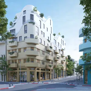 תמונת חוץ מבנה של בית מטלון ת״א